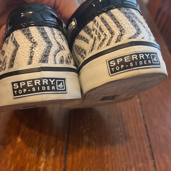 Sperry Top-Sider Sequins Zebra Print 7.5 - Picture 3 of 7